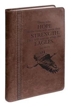 Hardcover Brown - Eagle Isa. 40:31 flexcover journal Book