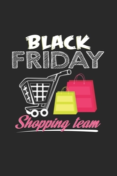 Black friday shopping team: 6x9 Black Friday | dotgrid | dot grid paper | notebook | notes