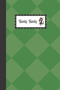 Twenty Twenty: 2020 Weekly Planner / Journals, Vintage Style Cat, Notebook Organiser, Week Per Page, 50 Pages Ruled White Paper, 106 pages, Cute Fun Gift