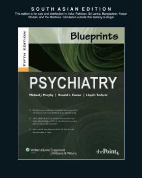 Paperback Blueprint Psychiatry Book