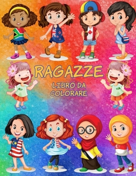 Paperback Ragazze libro da colorare: Libro di attività per bambini [Italian] Book