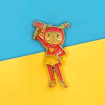 Misc. Supplies Lil' Chapulin Enamel Pin Book