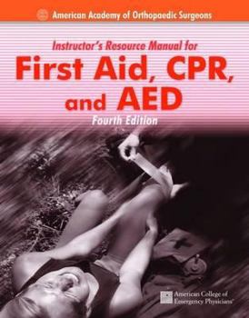Paperback Irm- First Aid, CPR & AED AV 4e Inst Res Manual Book
