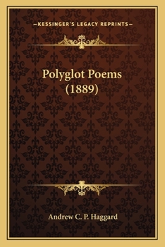 Paperback Polyglot Poems (1889) Book