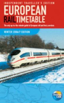 Paperback European Rail Timetable: Winter (Independent Traveller's Edition) Book