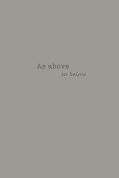 Paperback As above so below Book