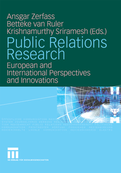 Paperback Public Relations Research: European and International Perspectives and Innovations Book