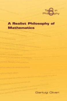 Paperback A Realist Philosophy of Mathematics Book