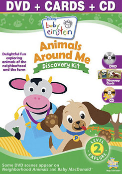DVD Baby Einstein: Animals Around Me Book