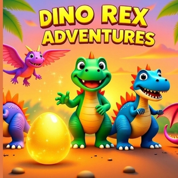Paperback Dino Rex Adventures: Golden Egg Adventure Book