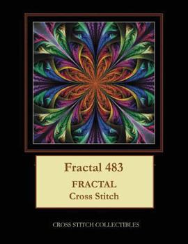 Paperback Fractal 483: Fractal Cross Stitch Pattern [Large Print] Book