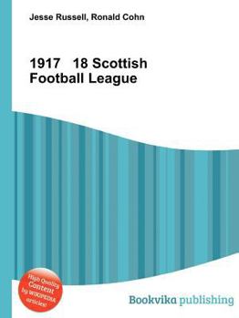 Paperback 1917 18 Scottish Football League Book