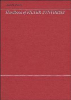 Hardcover Handbook of Filter Synthesis Book