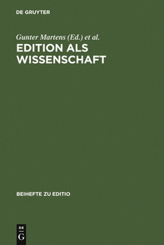 Hardcover Edition als Wissenschaft [German] Book
