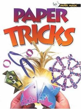 Hardcover Paper Magic: Paper Tricks [With 16 Sheets of Paper, 3 Pocket Folders] Book