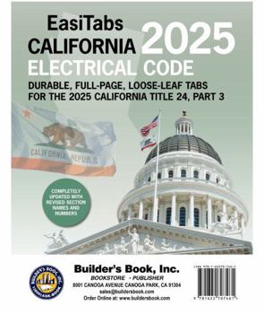 Cards 2025 California Electrical Code, Title 24 Part 3 Loose-Leaf EasiTabs Book