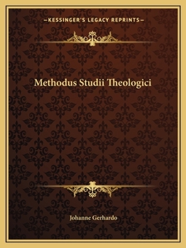 Paperback Methodus Studii Theologici Book