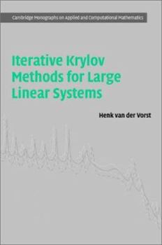 Hardcover Iterative Krylov Methods for Large Linear Systems Book