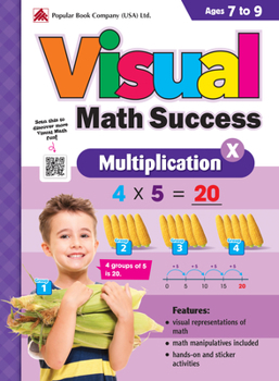 Paperback Visual Math Success: Multiplication - Ages 7 to 9 Book