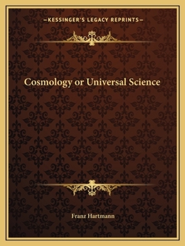 Paperback Cosmology or Universal Science Book