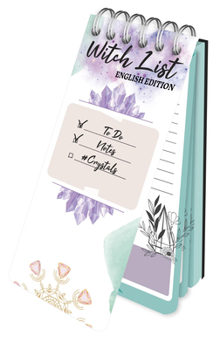 Spiral-bound Witch List Crystals: Daily Planning Notepad Book