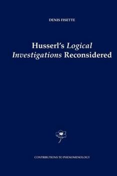 Paperback Husserl's Logical Investigations Reconsidered Book
