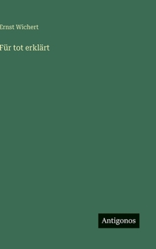 Hardcover Für tot erklärt [German] Book