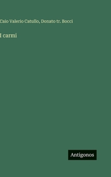 Hardcover I carmi [Italian] Book