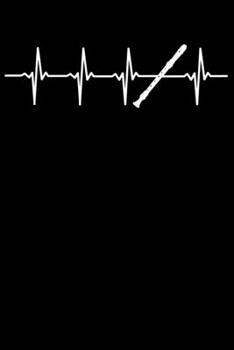 Flutist Notebook: Flute Heartbeat 6 x 9 Dotted Dot Grid Journal Gift for Flutists And Flute Lovers (108 Pages)