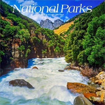 Calendar National Parks 2026 12 X 24 Inch (Hanging) Monthly Square Wall Calendar Plastic-Free Book
