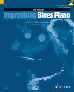 Paperback Improvising Blues Piano Book