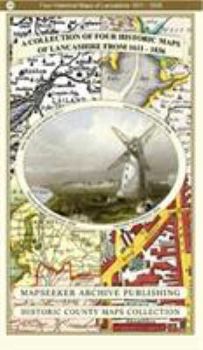 Paperback Collection of Four Historic Maps of Lancashire Book
