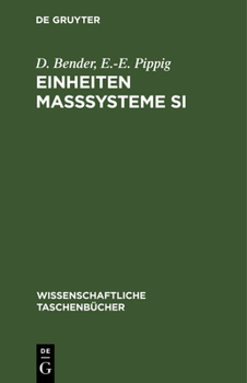 Hardcover Einheiten Maßsysteme Si [German] Book