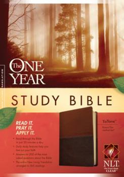 Imitation Leather One Year Study Bible-NLT: Arranged in 365 Daily Readings Book