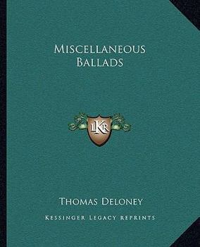 Paperback Miscellaneous Ballads Book