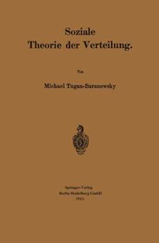 Paperback Soziale Theorie Der Verteilung [German] Book
