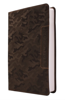 Imitation Leather Niv, Boys' Bible, Leathersoft, Brown Camo, Comfort Print Book
