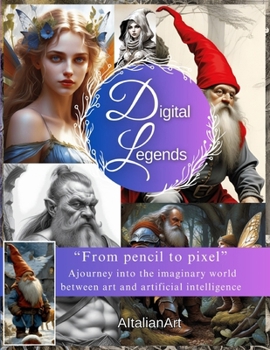Paperback Digital Legends: From pencil to pixel: a journey into the imaginary world between art and artificial intelligence Book