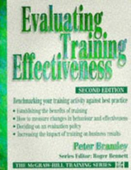 Paperback Evaluating Training Effectiveness Book