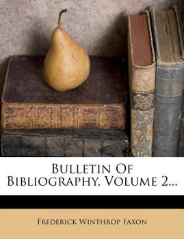 Paperback Bulletin of Bibliography, Volume 2... Book