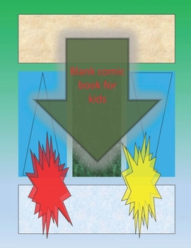 Paperback Blank Comic Book-Comic Sketch Book: Create your own comic book with this Blank Comic Book for kids, adults, students, teens and artists, Comic Design Book