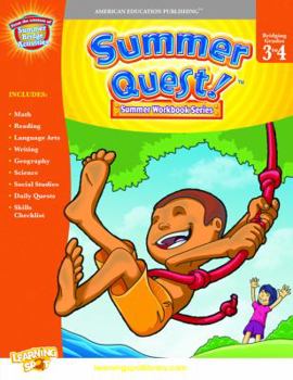 Paperback Summer Quest(tm), Grades 3 - 4 Book