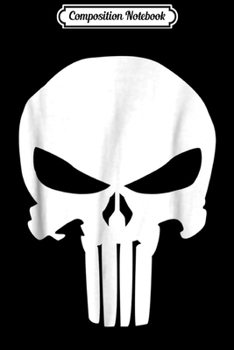 Composition Notebook: Marvel Punisher Classic Skull Symbol Graphic Journal/Notebook Blank Lined Ruled 6x9 100 Pages