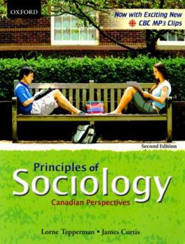 Paperback Principles of Sociology: Canadian Perspectives Book