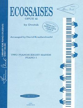 Paperback Ecossaises, Opus 41: Sheet Book