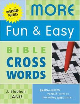 Paperback Fun & Easy Bible Cross Words Book