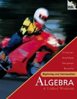 Paperback MP: Beginning and Intermediate Algebra: A Unified Worktext W/ Olc Bind-In Card Book