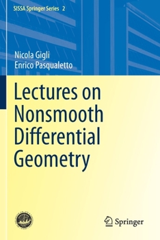 Paperback Lectures on Nonsmooth Differential Geometry Book