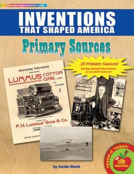 Hardcover Inventions That Shaped America Primary Sources Pack Book