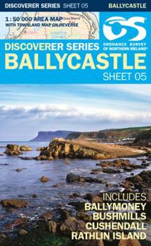 Map OSNI Discoverer Series 1:50,000 - Sheet 05 Ballycastle Book